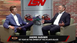 Andre Gudger on Lax Sports Network for Blaze Week