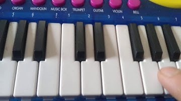 Circuit bent "Fun Times" keyboard demo