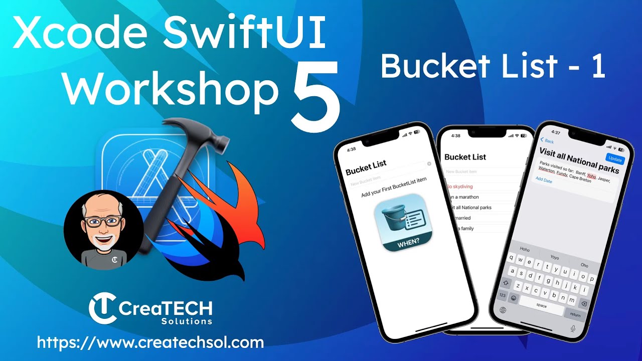Coding Workshop 5 - Bucket List App Part 1 - The Basic List - YouTube