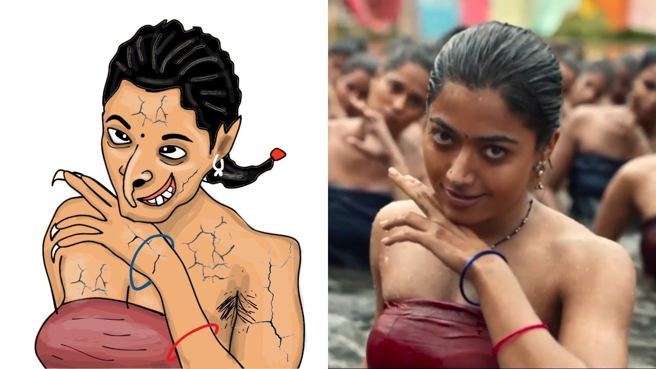 Pushpa the Rise Drawing Memes | Allu Arjun | Rashmika Mandanna | Crazy Funarts 