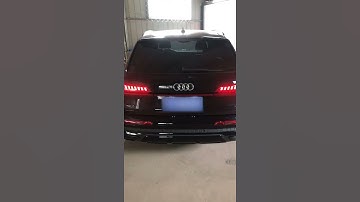 Animated Audi Tail Light For Audi Q7 Demo