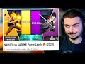 KAMUZ REAGE NARUTO Vs SASUKE Power Levels 2024 