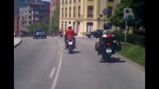 Aniversario Ratrios Asturias. Llegando a Oviedo