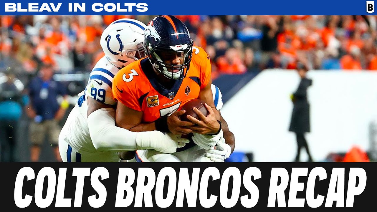 Colts edge out Denver Broncos on Thursday Night Football Colts Bronco