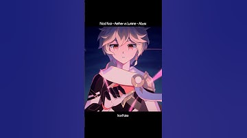 Aether and evil Lumine edit  // Vai Vai Trair #hoyocreator #hoyoverse #lumine #aether #nodkrai