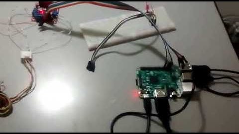 Raspberry Pi + L298N  + Motor de Passo