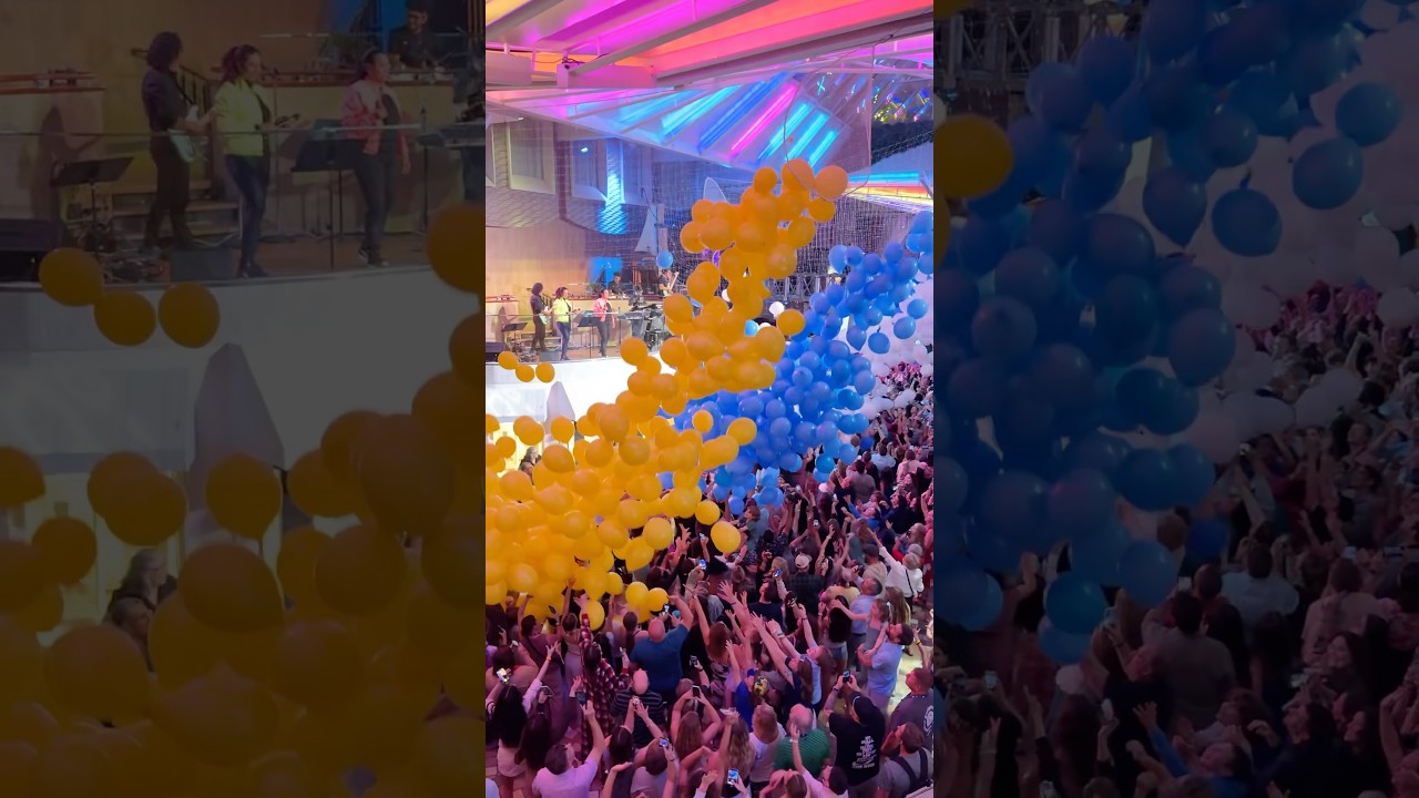 Ballon Drop on Allure of the Seas Royal Caribbean