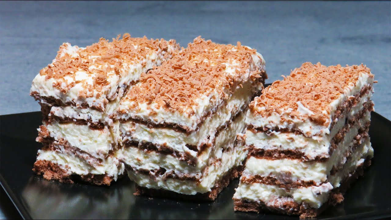 Prajitura cu Foi de Ciocolata si Crema de Mascarpone