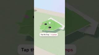 You can squish this AI-made origami 🐸 #claude #claudecode #opus #vibecoding