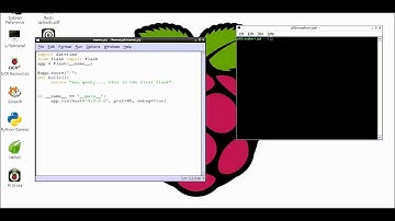 First try with Flask and Python and Raspberry Pi