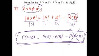 Statistics Lecture 5:  Probabilities of ORs and Conditional Probabilities