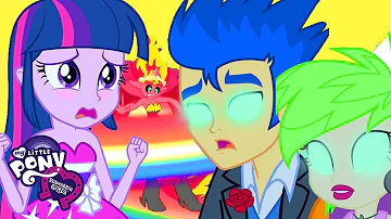 Equestria Girls | The Elements of Harmony Defeat Sunset Shimmer | MLP EG Movie