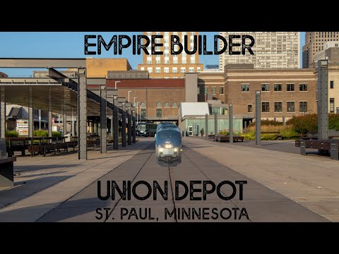 Amtrak's Empire Builder and St Pauls' Historic Union Depot - what a day.