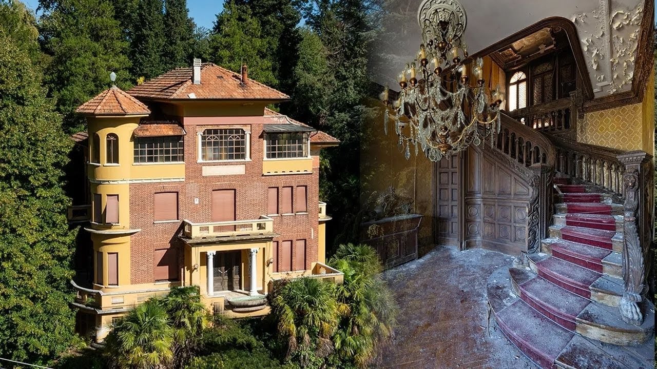 Mansão abandonada incrível esconde um segredo sombrio