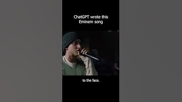 Eminem rap written by AI (ChatGPT)