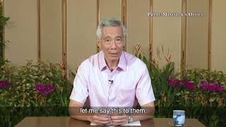 PM Lee Hsien Loong thanking foreign workers for their contributions