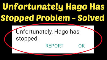 How To Fix Unfortunately Hago Has Stopped Android || Fix Hago Not Open Problem Solved