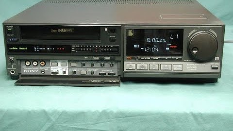 Sony Betamax SL HF1000 Chroma Board Repair