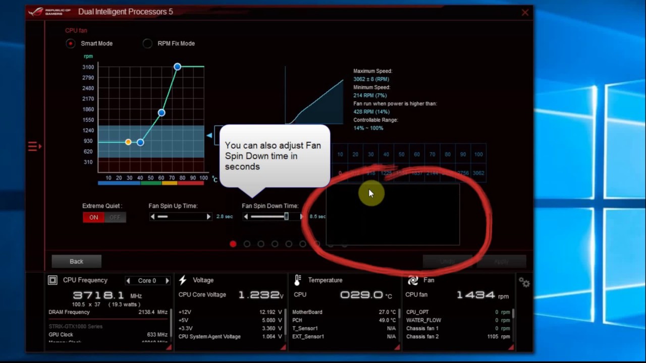 bandage Claire mekanisk ASUS Fan Xpert 4 program tutorial - YouTube