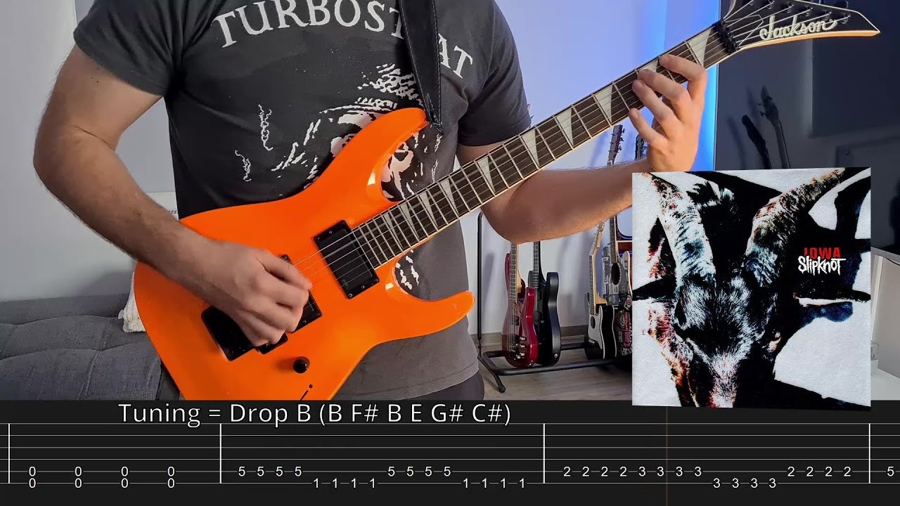 Slipknot - People = Shit (Guitar Cover + Screentabs)