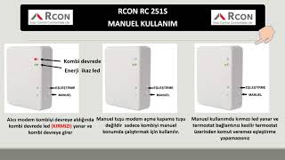 Rcon Rc 251S Kurulum Ve Kullanim Vi̇deosu