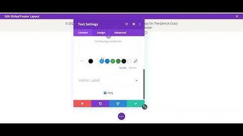 How to reset colour palette in a page or layout to your Divi Theme Options default