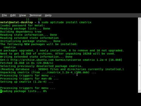 Matrix in your Shell - Linux