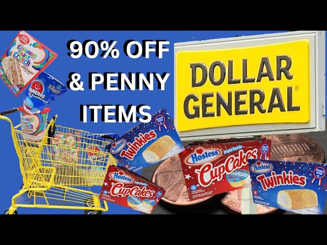 August 15 Dollar General 90% off and Penny Items Visuals UPC 