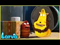 LARVA TUBA 🍎🐛🍎Scary disguise🍎🐛🍎 ẤU TRÙNG TINH NGHỊCH🍎🐛🍎LARVA FAMILY 2023