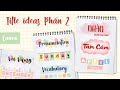 Hướng dẫn trang trí tựa bài học, tiêu đề bài bằng Canva P2 | Title Ideas | DebyQuynh