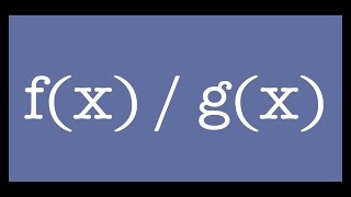 Dividing function operations | Basic Function Operations 4