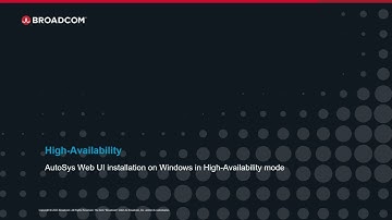 AutoSys Web UI Installation on Windows in High-Availability Mode