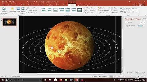 Solar System Animation in PowerPoint || How to Create Solar System Animation in PowerPoint in Hindi