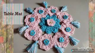 Easy and simple way - how to  crochet Table Mat design