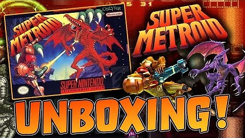 Retro Unboxing & Gameplay - Super Metroid (SNES)