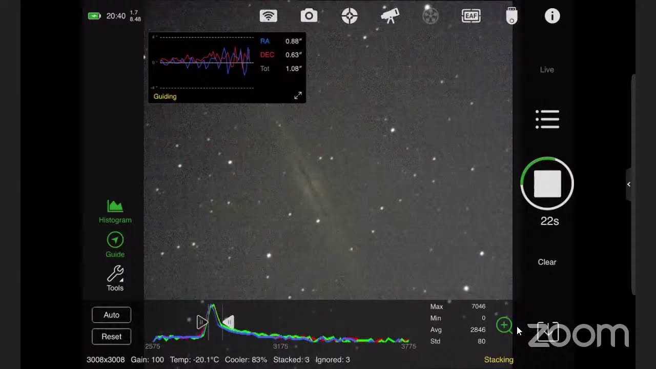 Norman Lockyer Observatory Livestream of the Gas Giants