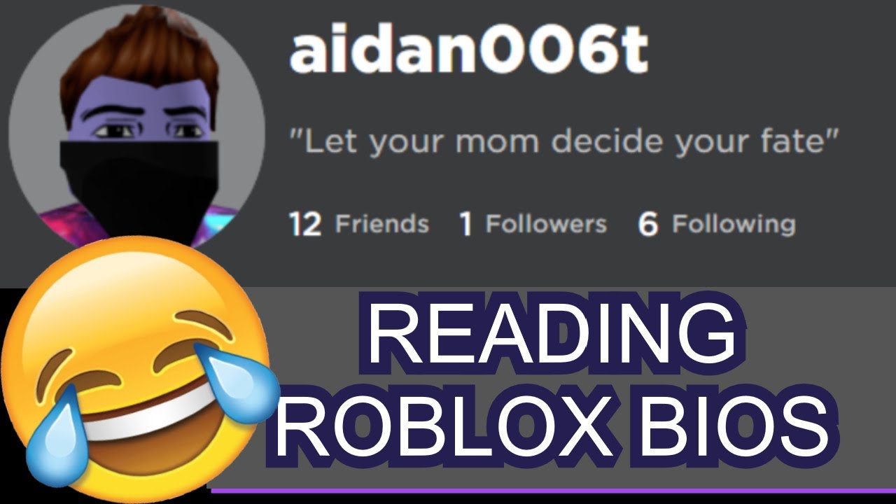 Looking At My Friends Roblox Bios Youtube - best roblox bios