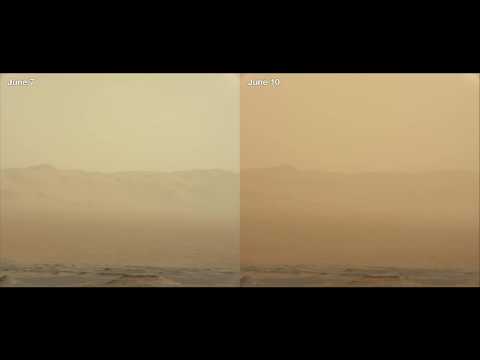 Mars Dust Storm News