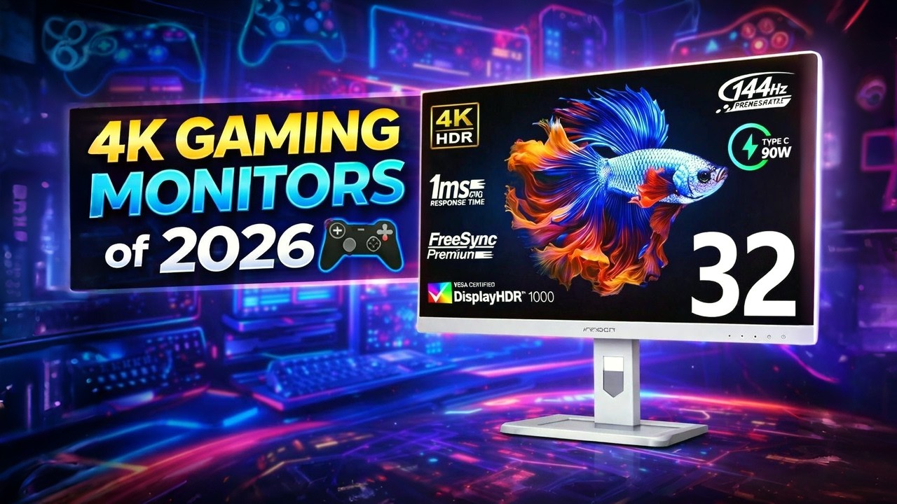 Top 6 Best 4K Gaming Monitors Of 2026 Best For Gaming Setup Ultra 