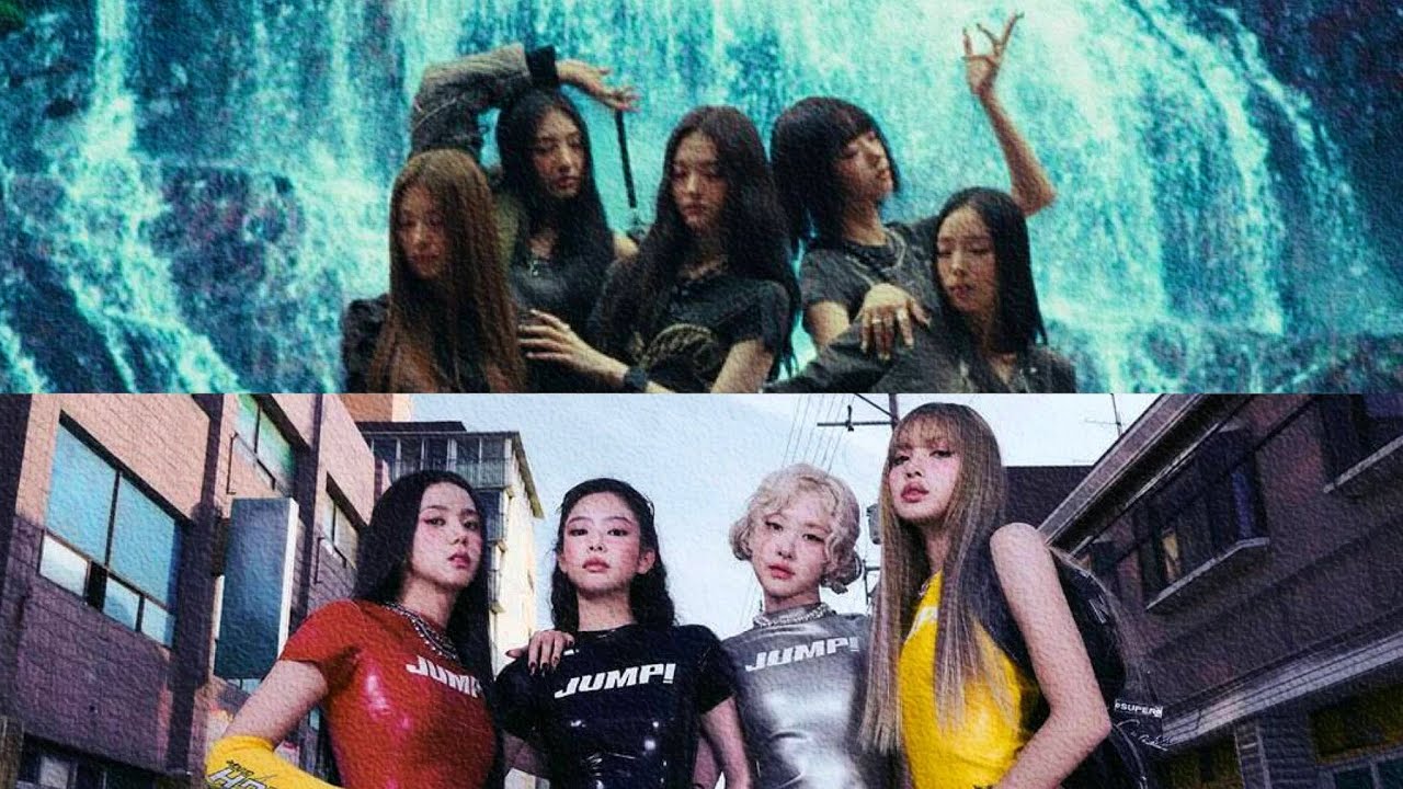 ‘HANDS UP’ × ‘뛰어 (JUMP)’ - MEOVV × BLACKPINK (Mashup)