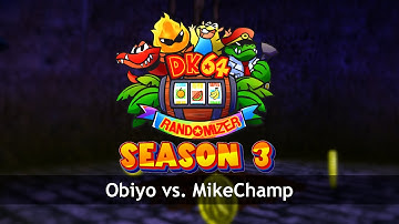 DK64 Randomizer | S3 Tournament Qualifier | Obiyo vs. MikeChamp