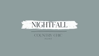 Nightfall | Medium Dusty Blue Furniture Paint | Country Chic Paint