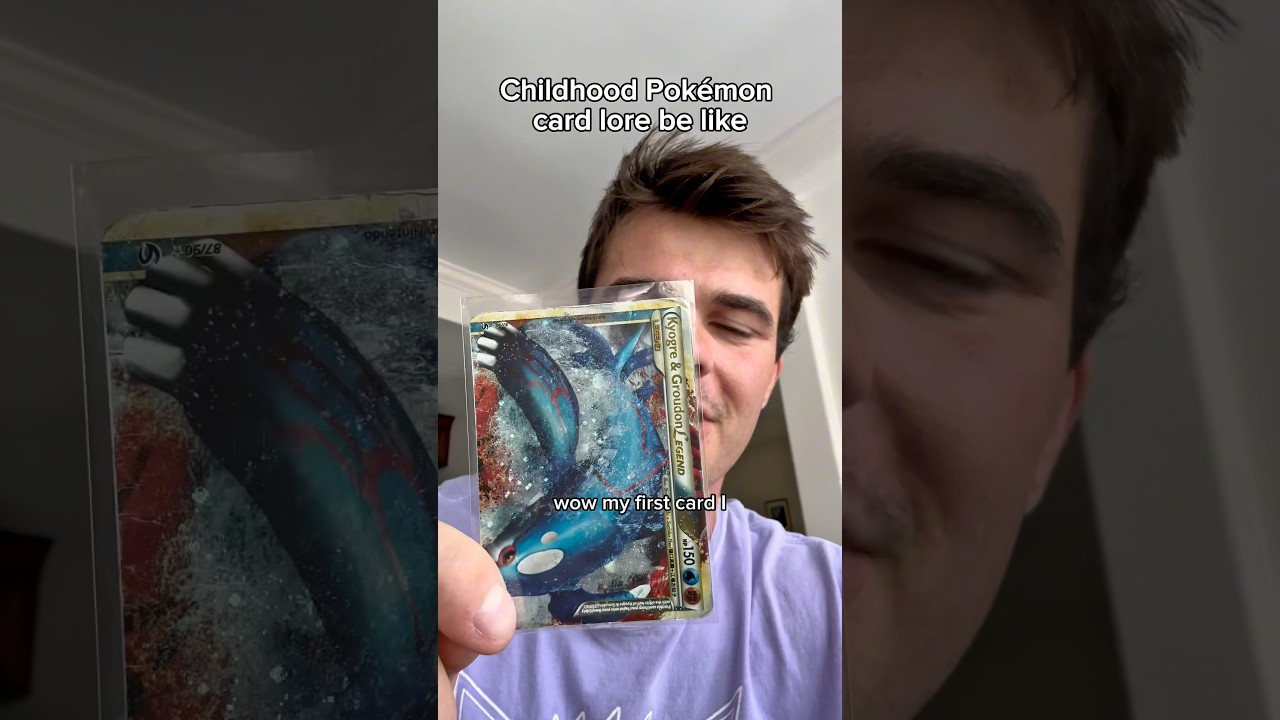 Childhood pokemon card LORE 