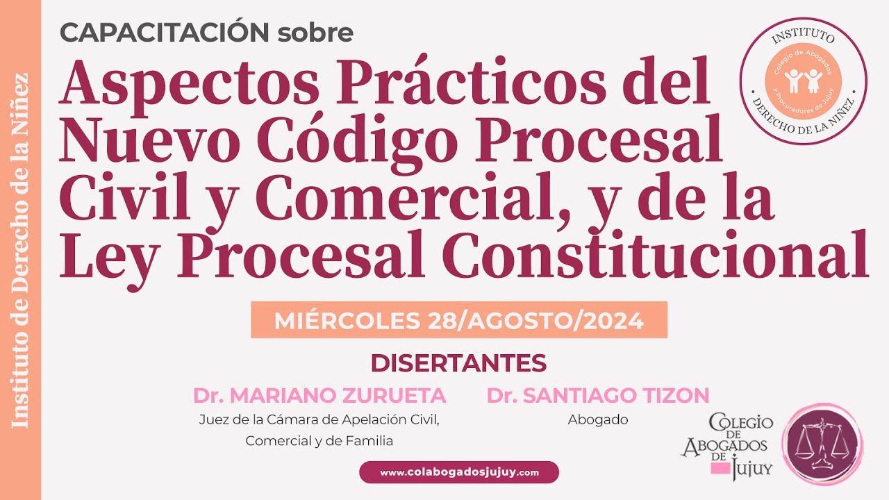 📖🔗 ASPECTOS PRÁCTICOS del NUEVO CPCyC, y de la LEY PROCESAL CONSTITUCIONAL
