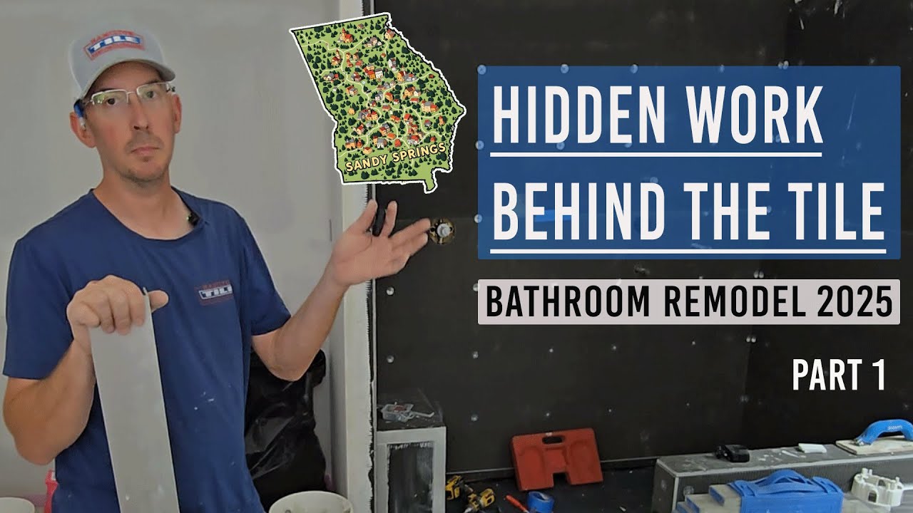 Inside the Build: What Goes Into a Modern Bathroom Remodel? Sandy Springs, GA. 