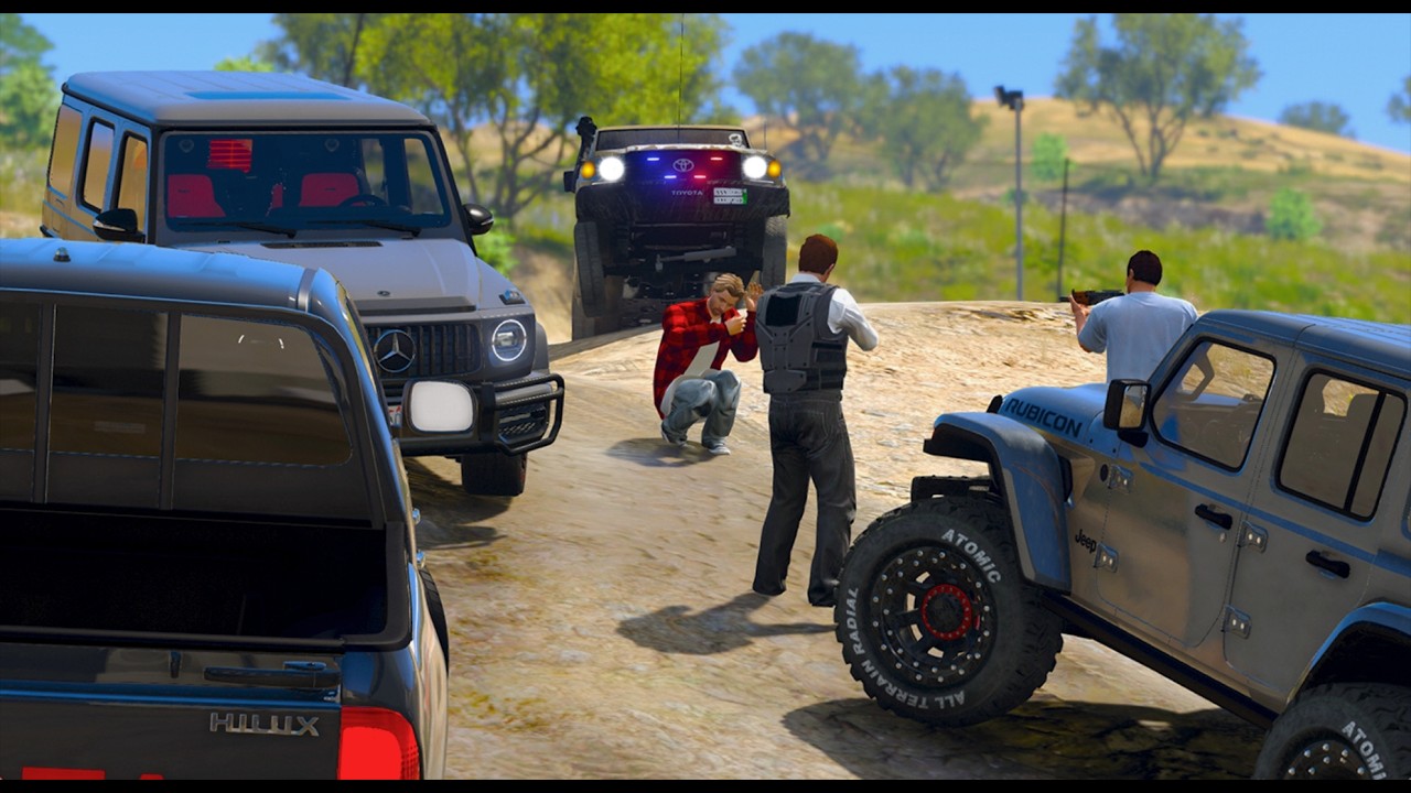 قراند5: استهزوا فيه لإنه يملك شاص وعندما احتاجوا الفزعه يتفاجوا بمن يفزع لهم :GTA V