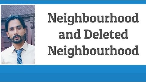 Neighbourhood And Deleted Neighbpurhood- Complex Analysis in Hindi/Urdu