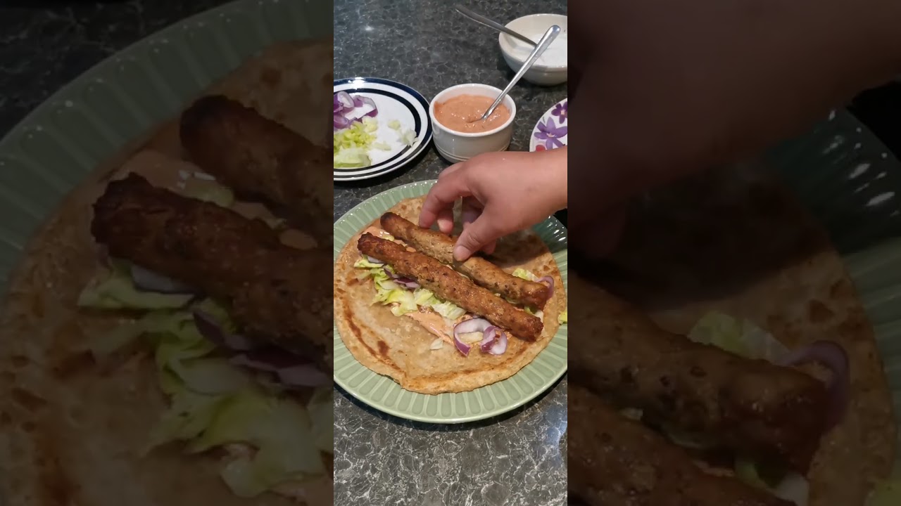 Seekh Kebab Paratha Roll | Paratha Wrap | Paratha roll | Kabab Roll | Quick Dinner Idea 
