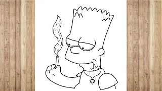 How To Draw Bart Simpson Step By Step
