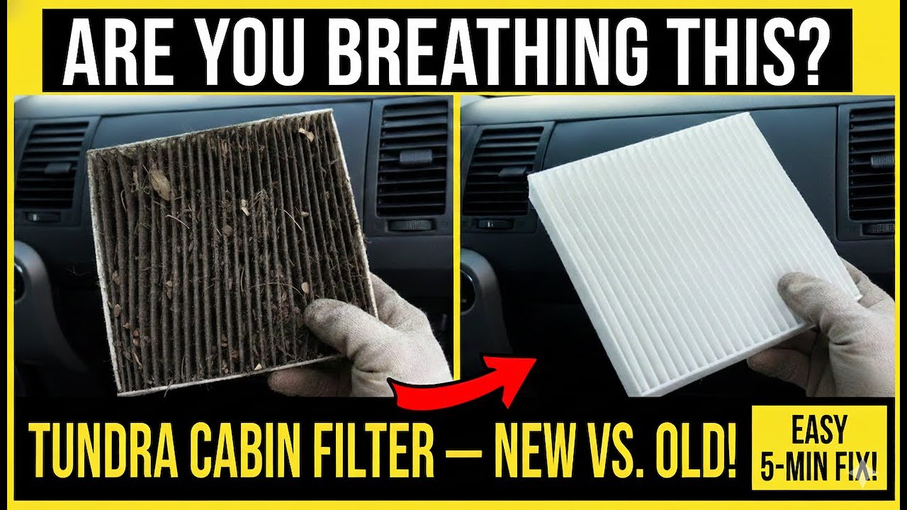 STOP Breathing Dust! Replace Your Tundra Cabin Filter